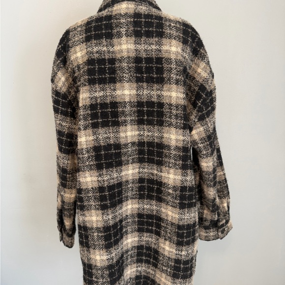 Banana Republic Black and Cream Belted Jacket - Picture 5 of 6